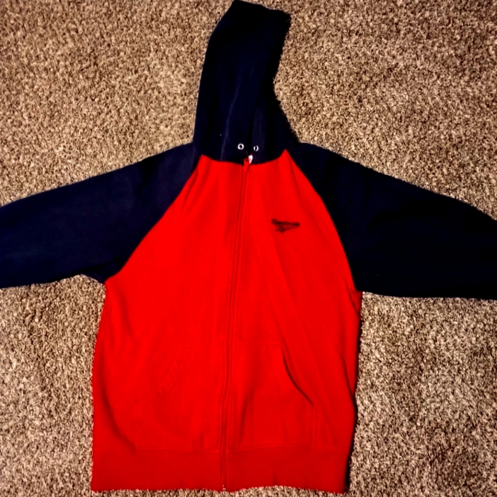 Vintage Reebok full zip up hoodie